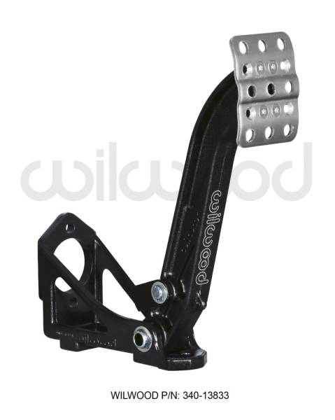 Wilwood - Wilwood Adjustable Single Pedal - Floor Mount - 6:1