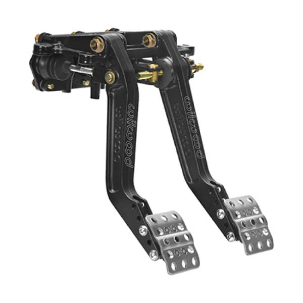 Wilwood - Wilwood Adjustable Balance Bar Brake w/ Offset Clutch Combo - Triple MC - Swing Mount - 5.50-6.25:1