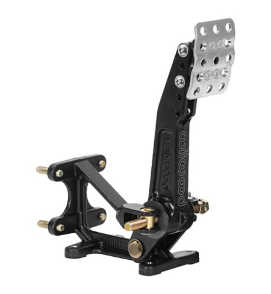 Wilwood - Wilwood Adjustable Balance Bar Single Brake Pedal - Floor Mount - 5.25-6:1