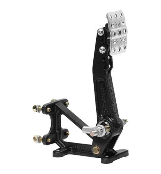 Wilwood - Wilwood Adjustable-Trubar Ratio Pedal - Dual MC - Floor Mount - 5.25:1-6:1