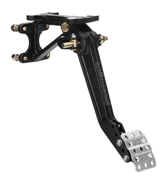 Wilwood - Wilwood Adjustable Balance Bar Single Brake Pedal - Single M/C - Swing Mount - 6.25-7:1