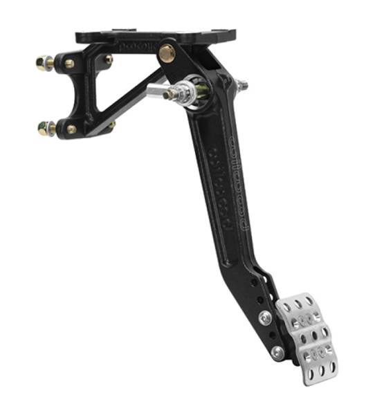 Wilwood - Wilwood Adjustable Tru-Bar Single Brake Pedal - Swing Mount - 6.25-7:1