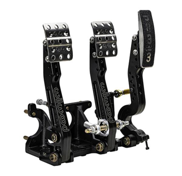 Wilwood - Wilwood Adjustable Tru-Bar Brake, Clutch, Throttle w/ Linkage - Floor Mount - 4.75-5.75;1