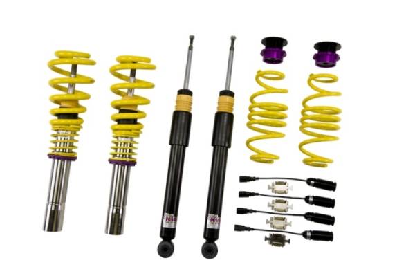 KW - KW Coilover Kit V1 Audi A4 S4 (8K/B8) w/ electronic dampening controlSedan FWD + Quattro