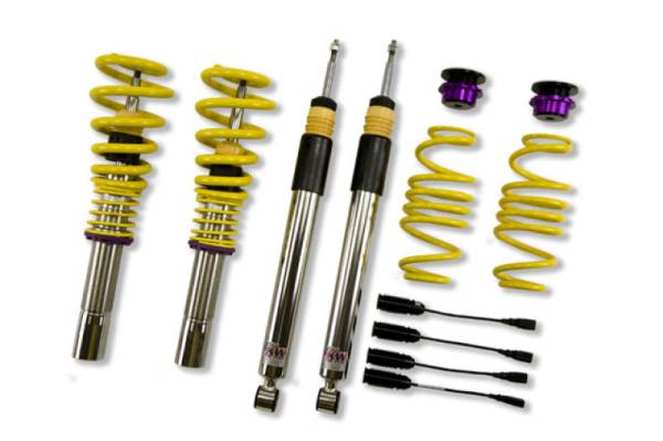 KW - KW Coilover Kit V2 Audi A4 S4 (8K/B8) w/ electronic dampening controlSedan FWD + Quattro