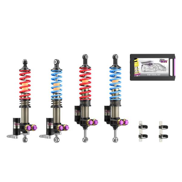 KW - KW 04-05 Porsche Carrera GT Special Edition V5 Coilover Kit W/ Red & Blue Springs