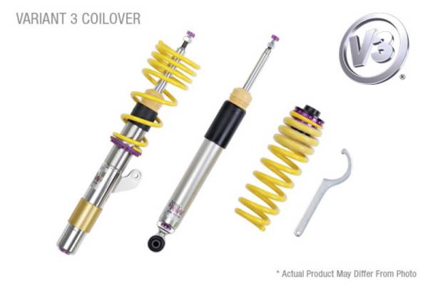 KW - KW Audi A5 B9 Sportback Quattro Without Electronic Damping Control 50mm Coilover Kit V3