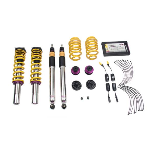 KW - KW Coilover Kit V3 2017+ Audi A4 (B9) Sedan 2wd w/ Electronic Dampers