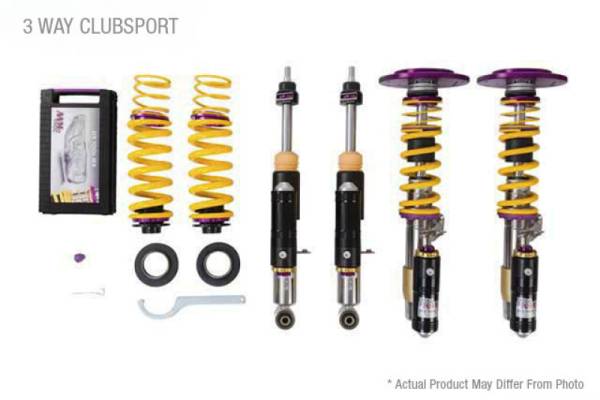 KW - KW Porsche 911 996 GT2 GT3 Clubsport Coilover Kit 3-Way