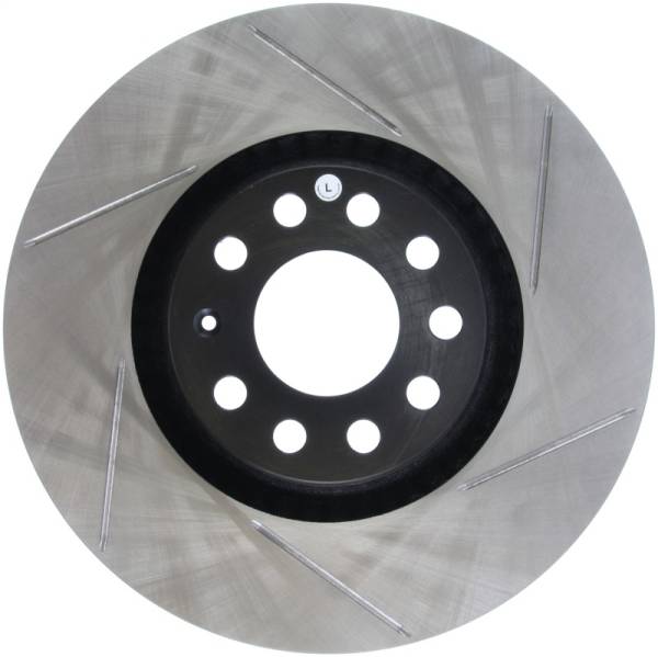 StopTech - StopTech Power Slot 01-06 Audi Allroad / 05-09 A4 / 6/99-04 A6 / 99-02 S4 Left Front Slotted Rotor