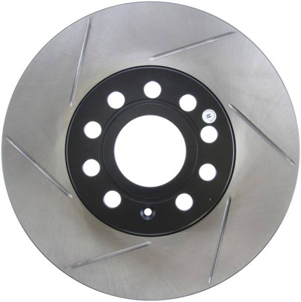 StopTech - StopTech Power Slot 05-10 VW Jetta (except Wagon) Front Left Slotted Rotor