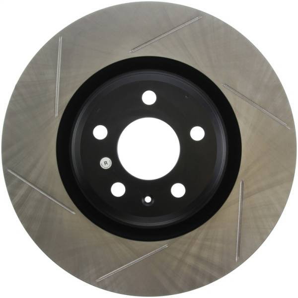 StopTech - StopTech Power Slot 12 Audi A6 Quattro/11-12 A7 Quattro / 07/11-13 S4 Front Right Slotted Rotor