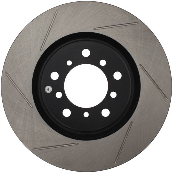 StopTech - StopTech Power Slot BMW (E46) Front Right Slotted Rotor