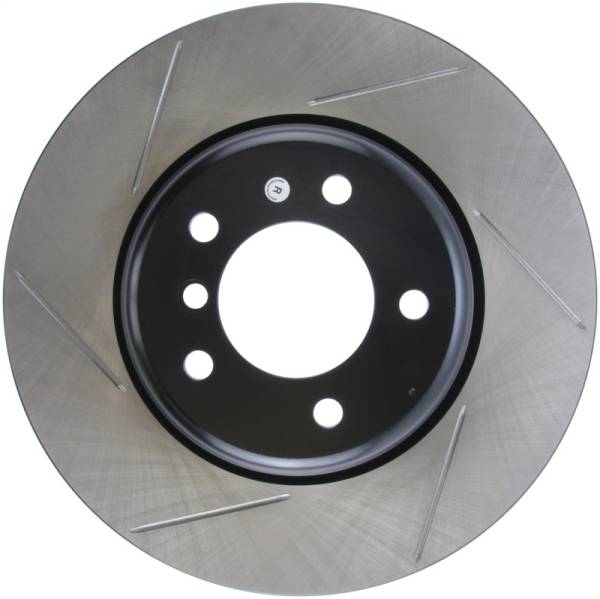 StopTech - StopTech Power Slot 08-09 BMW 135i Coupe Front Left Slotted Rotor