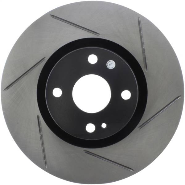 StopTech - StopTech 16-17 Mazda MX-5 Front Driver Side Slotted Sport Brake Rotor