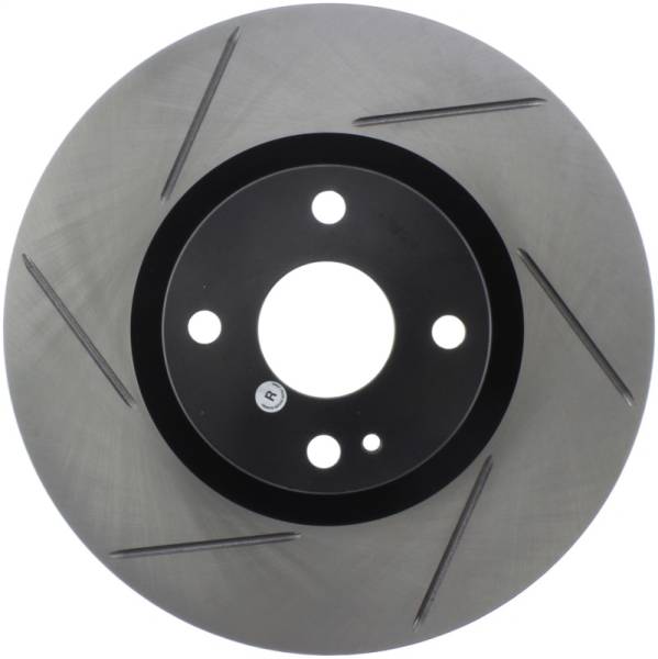 StopTech - StopTech 16-17 Mazda MX-5 Front Passenger Side Slotted Sport Brake Rotor