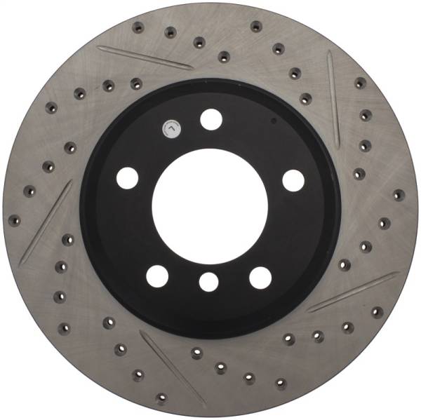 StopTech - StopTech Power Slot 01-02 BMW Z3 / 03-09 Z4 / 3 Series Front Left Drilled & Slotted Rotor