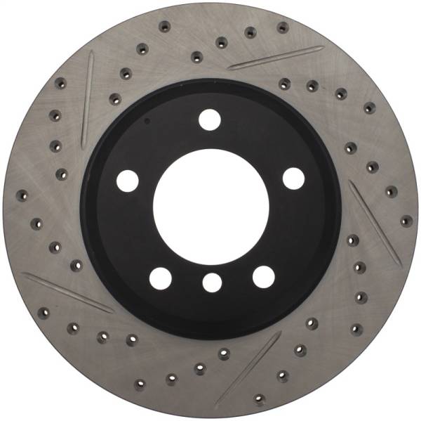 StopTech - StopTech Power Slot 01-02 BMW Z3 / 03-09 Z4 / 3 Series Front Right Drilled & Slotted Rotor