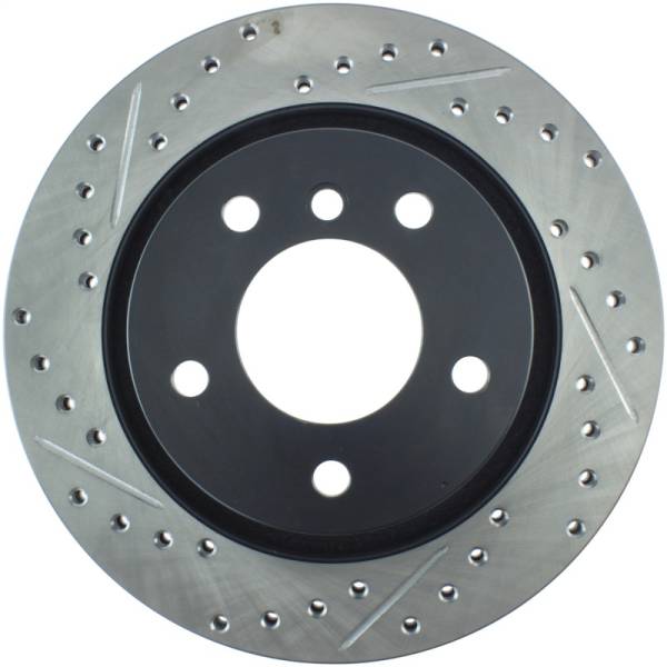 StopTech - StopTech Power Slot 00 BMW 323 / 01-07 325 / 99-00 328 Series Rear Right Drilled & Slotted Rotor