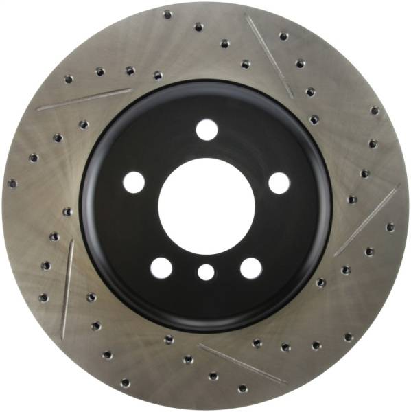 StopTech - StopTech 2011-2013 BMW 535i / 2012-2016 BMW 640i Slotted & Drilled Front Left Brake Rotor