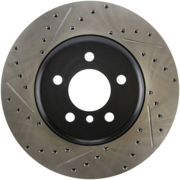 StopTech - StopTech 2011-2013 BMW 535i / 2012-2016 BMW 640i Slotted & Drilled Front Right Brake Rotor