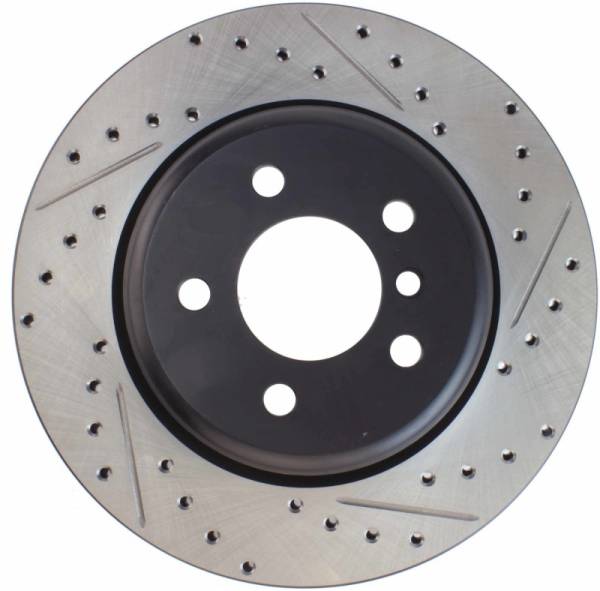 StopTech - StopTech 2011-2013 BMW 535i / 2012-2016 BMW 640i Slotted & Drilled Rear Left Brake Rotor