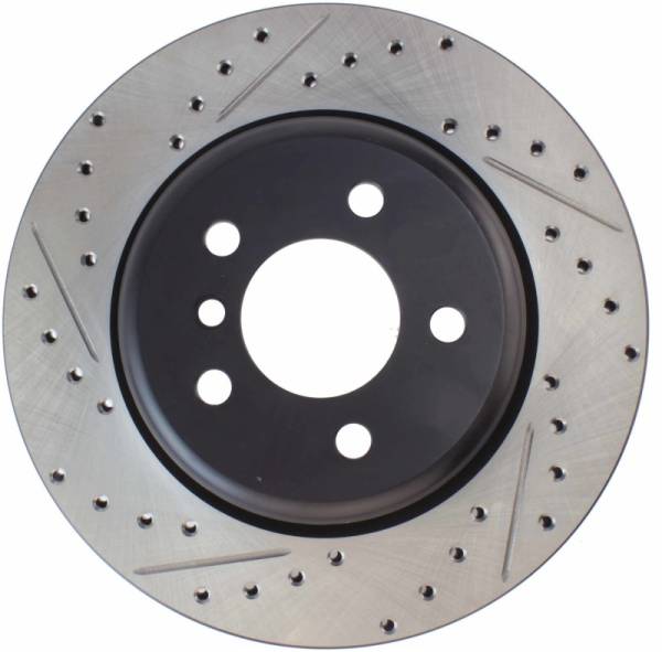 StopTech - StopTech 2011-2013 BMW 535i / 2012-2016 BMW 640i Slotted & Drilled Rear Right Brake Rotor