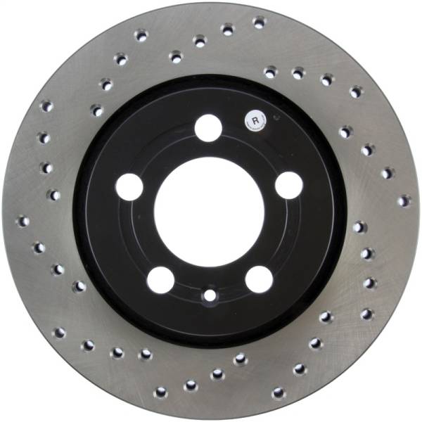 StopTech - StopTech 03-05 VW Golf GTi (vented rear discs) Drilled Right Rear Rotor