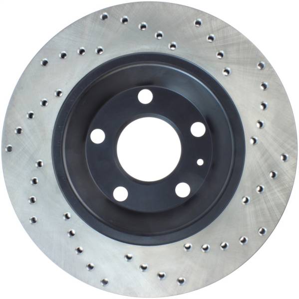 StopTech - StopTech 04-09 Audi S4 Rear Right Drilled Rotor