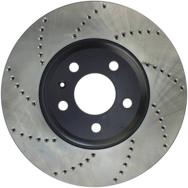 StopTech - StopTech Power Slot 09-10 Audi A4/A4 Quattro / 08-10 A5 / 10 S4 Front Right Drilled Rotor