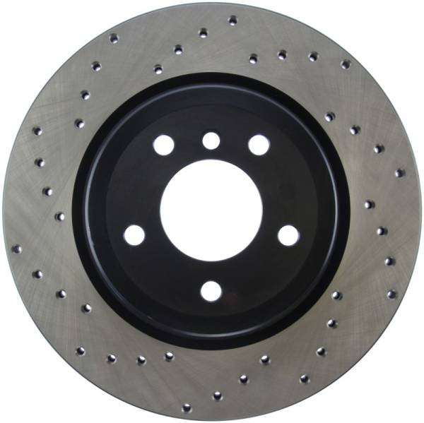 StopTech - StopTech 07-10 BMW 335i Cross Drilled Right Rear Rotor