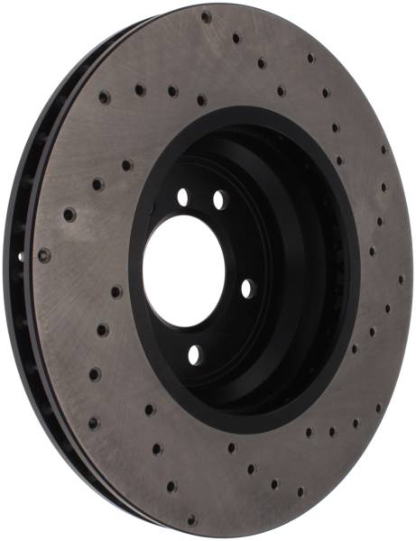 StopTech - StopTech 07-10 BMW 335i Cross Drilled Right Front Rotor