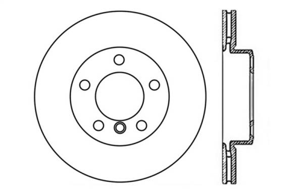 StopTech - StopTech Drilled Sport Brake Rotor