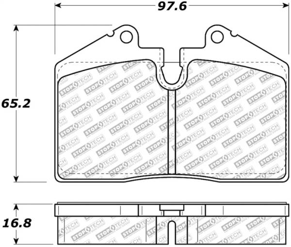 StopTech - StopTech Street Select Brake Pads - Front/Rear