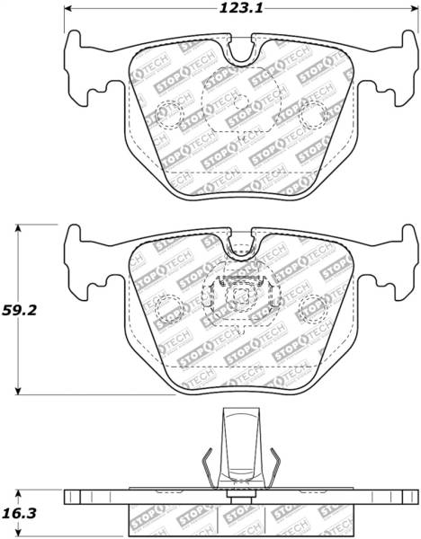 StopTech - StopTech Street Select Brake Pads - Front