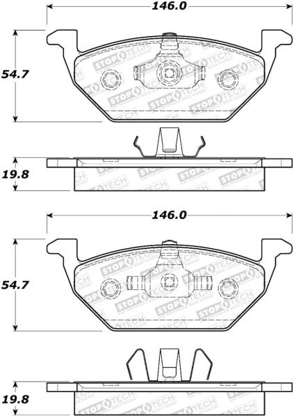 StopTech - StopTech Street Select Brake Pads