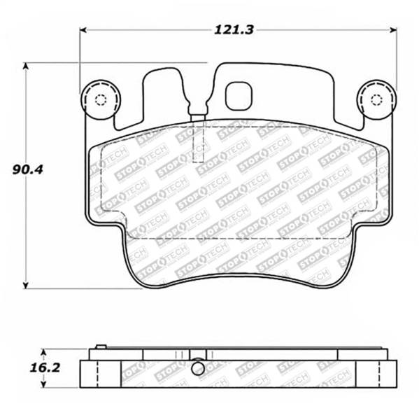 StopTech - StopTech Street Select Brake Pads - Front/Rear