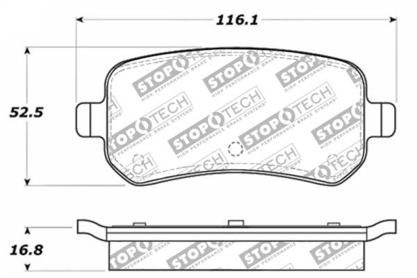 StopTech - StopTech Street Select Brake Pads - Front