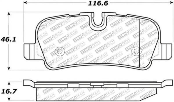 StopTech - StopTech Street Select Brake Pads - Front/Rear