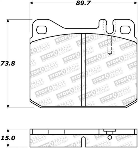 StopTech - StopTech Street Brake Pads