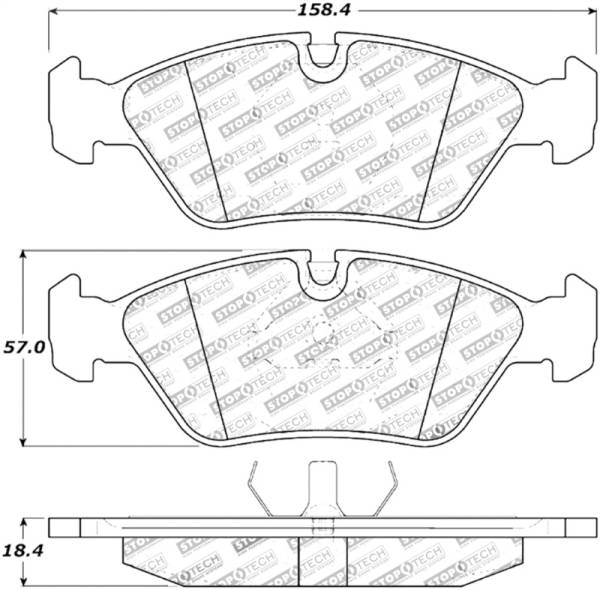 StopTech - StopTech Street Touring Brake Pads