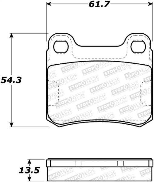 StopTech - StopTech Street Brake Pads