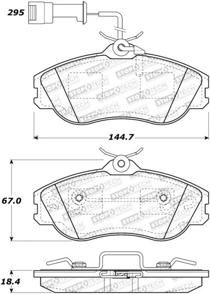 StopTech - StopTech Street Brake Pads