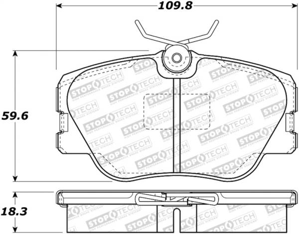 StopTech - StopTech Street Brake Pads