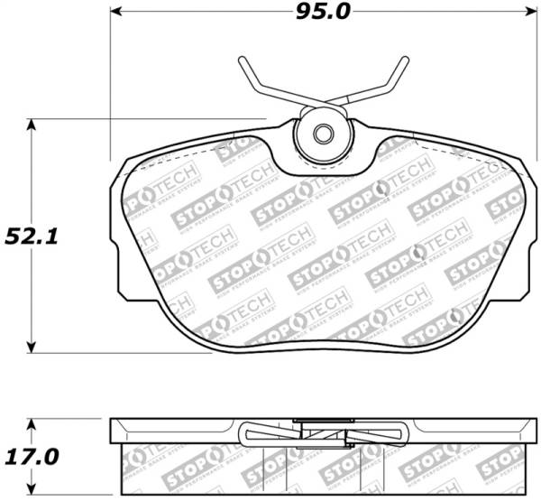 StopTech - StopTech Street Touring Brake Pads