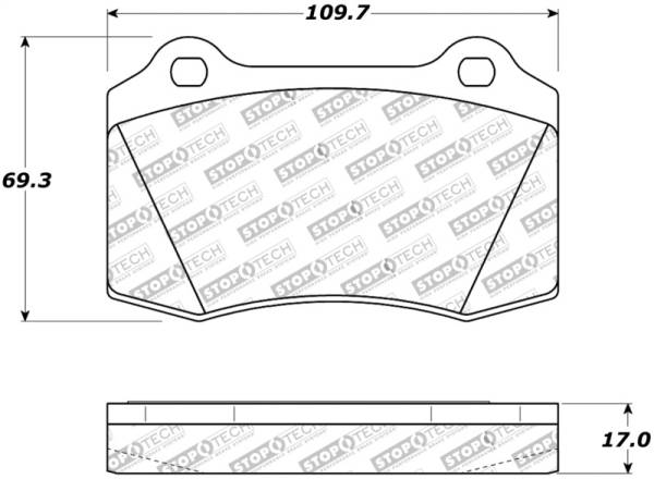 StopTech - StopTech Street Touring Brake Pads