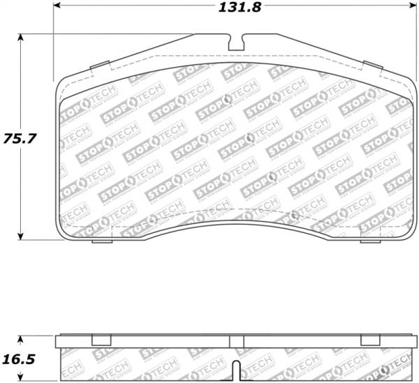 StopTech - StopTech Street Touring 92-98 Porsche 911 Front Brake Pads