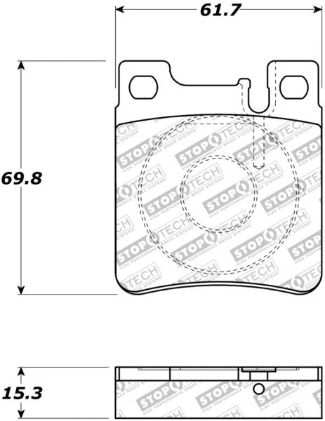 StopTech - StopTech Street Touring Brake Pads