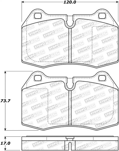 StopTech - StopTech Street Brake Pads