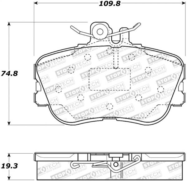 StopTech - StopTech Street Brake Pads